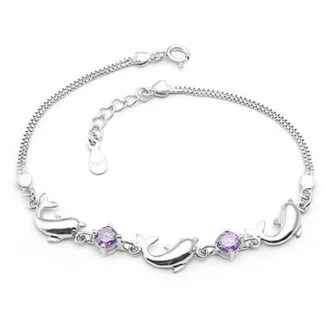 925 Sterling Silver Bracelet dolphin
