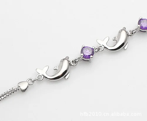 925 Sterling Silver Bracelet dolphin