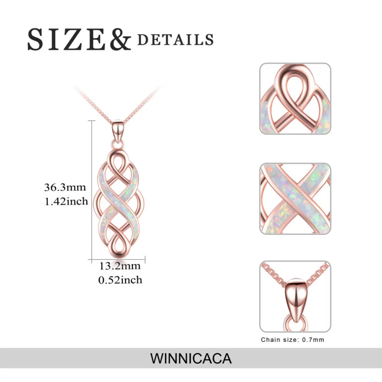 Pendant Necklace Infinity Love