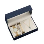 Luxury Necklace Bracelet Earrings Ring and Watch Gifts For Women
