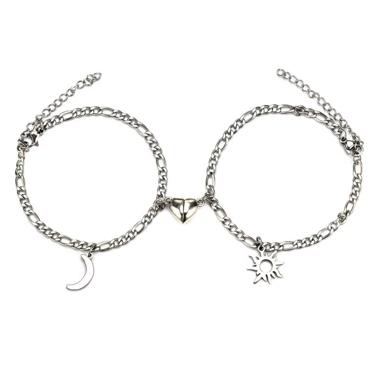 Bracelet Sun And Moon gift for her - Image 4