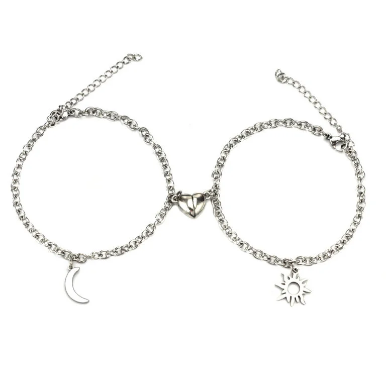 Bracelet Sun And Moon gift for her - Image 5